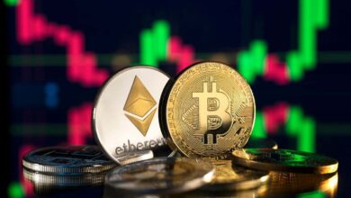 هبوط العملات الرقمية